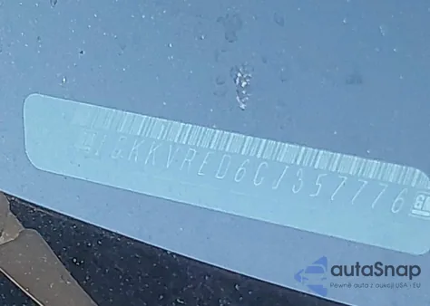 2012 GMC Acadia Slt-1 z USA, uszkodzony, nr VIN 1GKKVRED6CJ357776